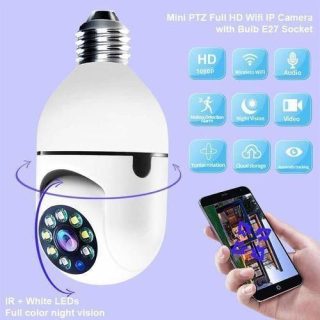 Bulb WiFi CCTv Camera