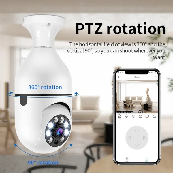 Bulb WiFi CCTv Camera - Image 3